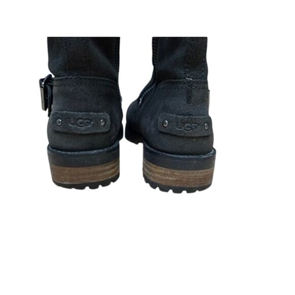"UGG" Women's Calf Snow Boot SZ NO SIZE (7-7.5) MEASURE OF INSOLE Side Zip - Picture 9 of 14